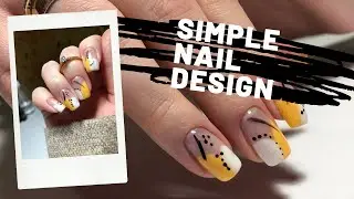 Простой дизайн маникюра | Дизайн для новичка | Simple Nail Design | Design for a beginner |