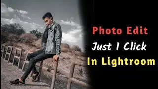 Photo Edit Just One Click In Lightroom || Light room Presets || Aj Design 😍♥️