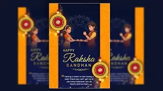 Design an Eye-Catching Raksha Bandhan Flyer in Adobe Photoshop