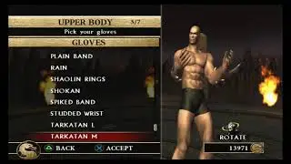 Mortal Kombat Armageddon - Kreate A Fighter All Appearance Parts