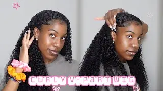 26 INCH V-PART WIG INSTALL! *Affordable Wig from Amazon | Beginner Friendly