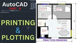 How to print or save AutoCAD drawing in pdf format? | PLOT |AutoCAD Tutorial