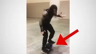 Roman Reigns Fun with Hoverboard - MUST WATCH