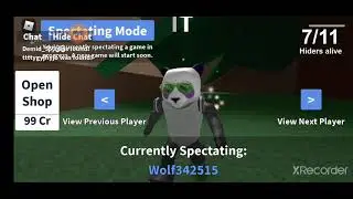 Roblox   играю в прятки.