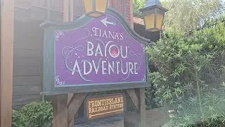 Tiana's Bayou Adventure | Full Front Row Ride POV & Full Queue Experience