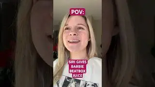Siri and Barbie 🤣 