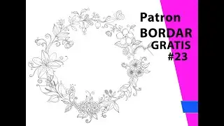 Dibujo para BORDAR, Ramo Flor GRATIS,  # 23