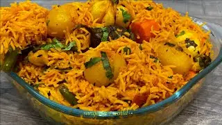 एकदम नया कभी नहीं बनाया होगा एसा नया वैजिटेबल से नया पुलाव New Way Veg Pulav • Sangeeta's World