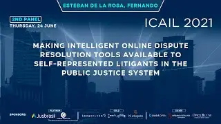 Making Intelligent Online Dispute Resolution Tools available to Self Represented Litigants   Esteban
