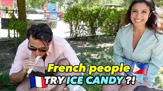 Giving PARIS French Strangers ICE CANDY For The First Time, CHARMED ?!