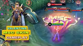 UPCOMING VALENTINA NEW MSC SKIN GAMEPLAY | MSC EVENT 2024 | GET FREE MSC SKIN | MLBB