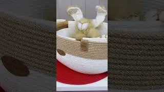Хлопковые корзины супер прочные. Заказать корзины в ВК ЧудоДелки #short