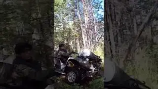 #тайга #4x4 #offroad #квадроцикл ЗАСЕЛИ В КАЛЕЮ!!!!!!😳😳😳😳😳😨😨😨