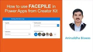 Power Apps Creator Kit Facepile Demo