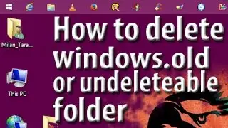 how to delete undeletable folder