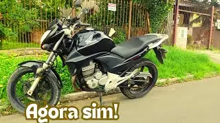 MINHA CB 300R DE VOLTA NO CANAL