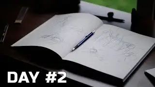 30 Days of Drawing - Filling empty sketchbooks - 