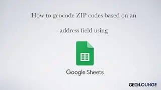 How to populate a column with ZIP codes based on addresses in Google Sheets