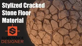 Substance Designer #28 - Stylized Cracked Stone Floor