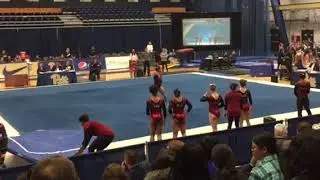 Jaylene Everett Temple Gymnastics NCAA 2/3/2018 Quad Meet Floor