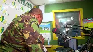 President Kenyatta surprise visit at Reuben Fm in Mukuru slum at Night