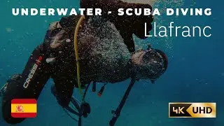 Scuba diving in LLAFRANC, Costa brava, Spain