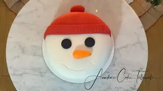 Snowman cake | Christmas cake