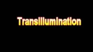 What Is The Definition Of Transillumination