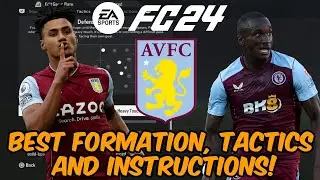 EA FC 24 - BEST ASTON VILLA Formation, Tactics and Instructions