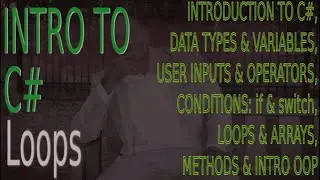 CSharp Lesson Regarding Loops Based on Examples #CSharp