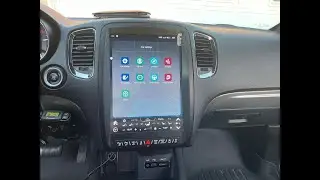 How to connect 13 inch Android 10 Vertical screen radio for 2014 to 2020 Dodge Durango