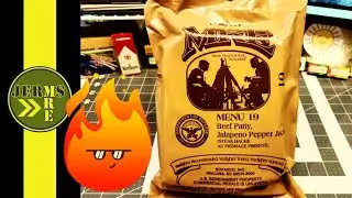 2021 US MRE Menu #19 Beef Patty, Jalapeño Pepper Jack MRE Review