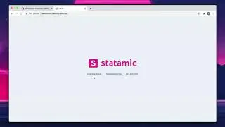 Installing Statamic 3