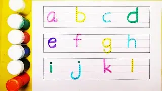 Best ABCD Teaching With Visuals  Learn Alphabet A to Z  ABC Preschool Book Learning A for APPLE
