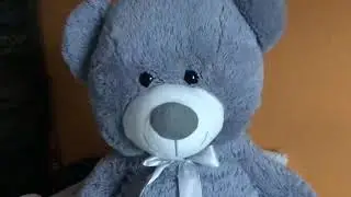 Hitting a giant stuffed bear.