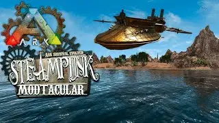 ARK survival evolved: карта Valhalla часть-19, с модами Steampunk и другими