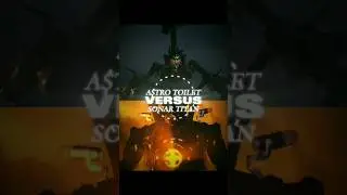 Astro Toilet vs Sonar Titan #skibiditoilet #1v1 #edit #shorts