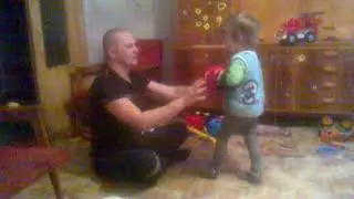 Смешной Прикол.Бокс! Нокаут! Child boxing training! Смешное Видео.funny video
