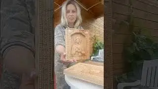 Иконы из дерева 40х32см, 20х16см, автомобильная икона-триптих, 