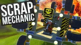 Мои постройки в Scrap Mechanic