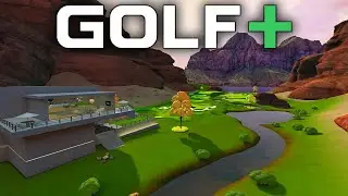 Golfer Man Doing Golfing Things in Golf+ VR