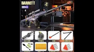 Ali Express Barrett Soft Pellet Gun Review (sorry about mic noise)
