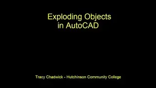 Explode Objects in AutoCAD