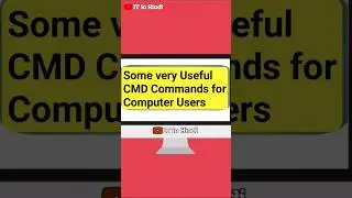 Cmd commands | You should know 😎 | 