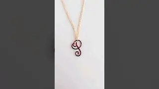 Wire Alphabet P is here after a long time of getting lost in other tutorials ##diywiretutorial