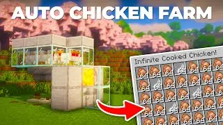 EASY Automatic Chicken Farm in Minecraft 1.21 | Minecraft Tutorial