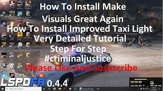 Updated How To install Make Visuals Great Again And Dim Your Taxi Light.