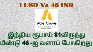INR 46 Vs 1 USD | ஒரு அமெரிக்க டாலருக்கு நிகராக இந்திய ரூபாய் 46 என்று வளரப் போகிறது. | Currency War