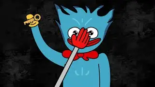 Poppy Playtime Huggy Wuggy | Player slaps Huggy | MEME (animation)