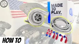 2JZ FRS pt 3 - Installing Turbo + Building AN Lines [Step by Step]